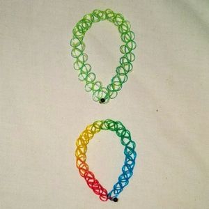 Colorful Choker Bracelets